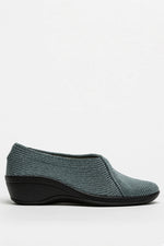 Mailu - Ribbed Knit Comfort Flat - Titanium