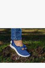 Cibele - Recycled Knit Mary Jane - Blue
