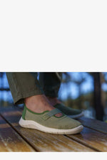 Cibele - Recycled Knit Mary Jane - Green Earth