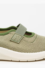 Cibele - Recycled Knit Mary Jane - Green Earth