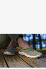 Cibele - Recycled Knit Mary Jane - Green Earth