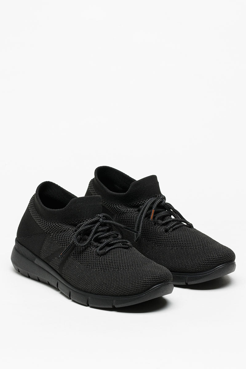 Physis - Water-Resistant Knit High-Top - Black