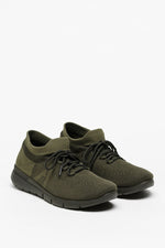 Physis - Water-Resistant Knit High-Top - Khaki