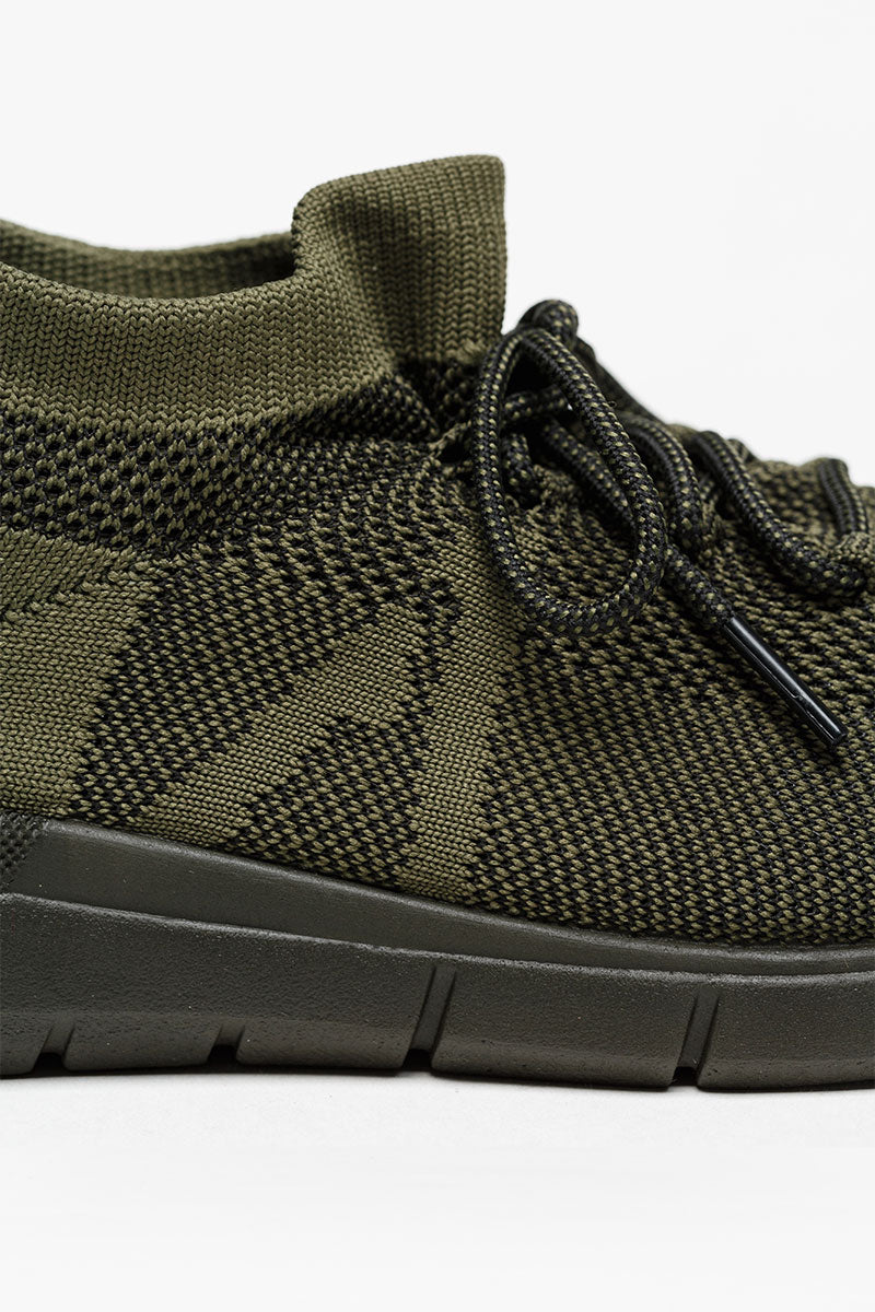 Physis - Water-Resistant Knit High-Top - Khaki