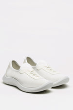 Ocean - Eco Knit Lace-Up Sneaker - White