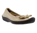 Lyla Sport - Knit Bow-Detail Flat - Beige