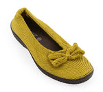 Lyla Sport - Knit Bow-Detail Flat - Titanium