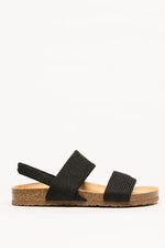 Murray - Knit Cork Sandal - Black