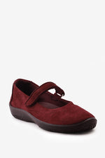 L18 - Lytech Quilted Mary Jane - Burgundy