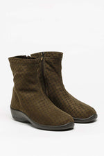 Jasper A - Embossed Limited Edition Bootie - Olive