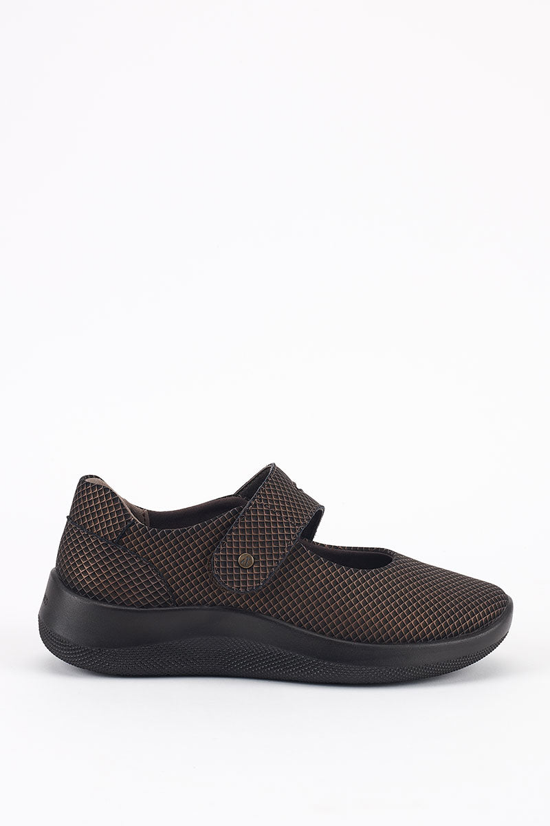 Nahanni – Lytech Mary Jane – Print Brown