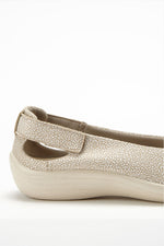 Jasmund Seashell - Printed Lytech Ballerina Flat - Sahara
