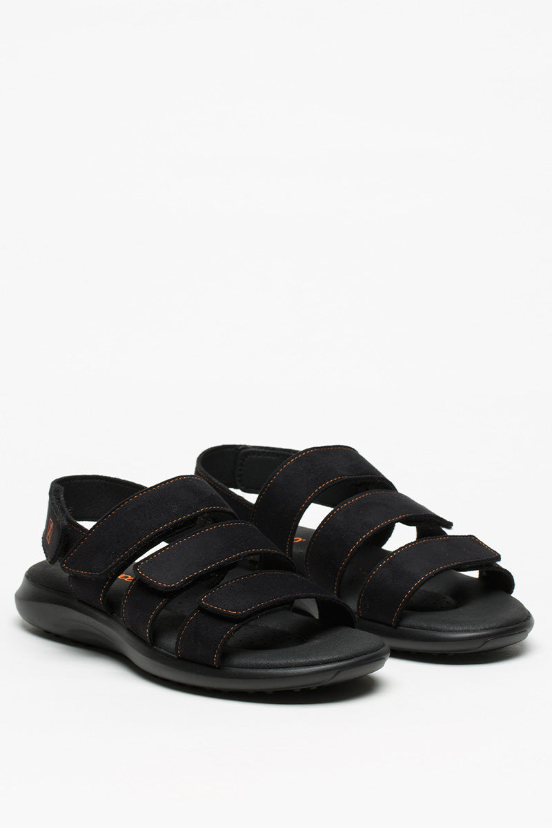 Stelvio - Adjustable Lytech Walking Sandal - Black
