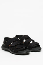 Stelvio - Adjustable Lytech Walking Sandal - Black