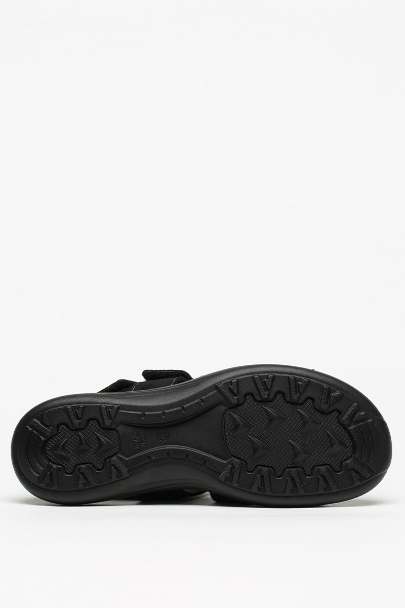 Stelvio - Adjustable Lytech Walking Sandal - Black