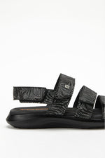 Stelvio - Adjustable Lytech Walking Sandal - Black Palm