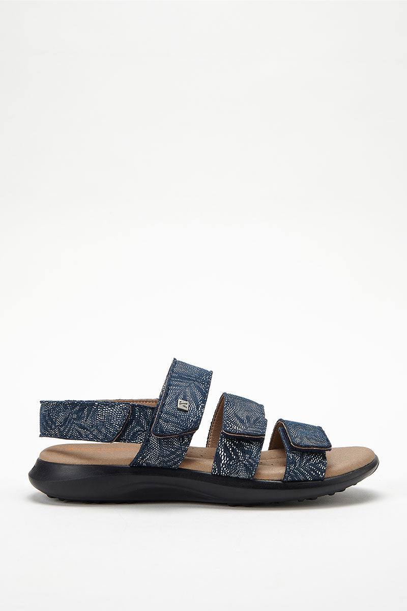 Stelvio - Adjustable Lytech Walking Sandal - Cobalt Palm