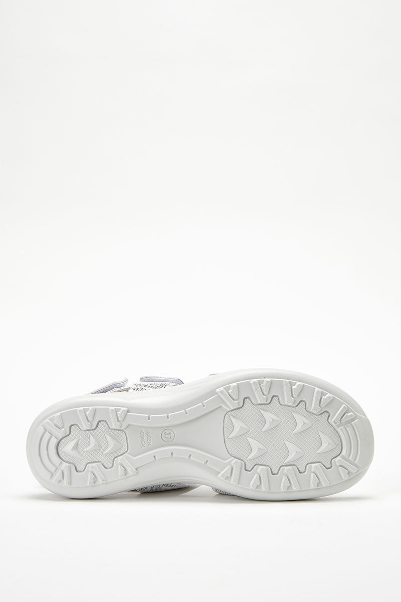 Stelvio - Adjustable Lytech Walking Sandal - White Palm