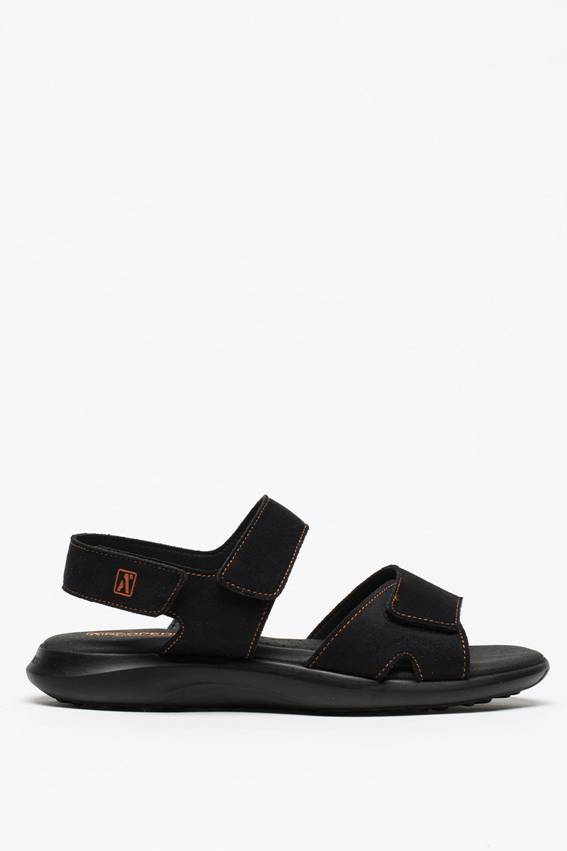 Corbett - Adjustable Lytech Walking Sandal - Black