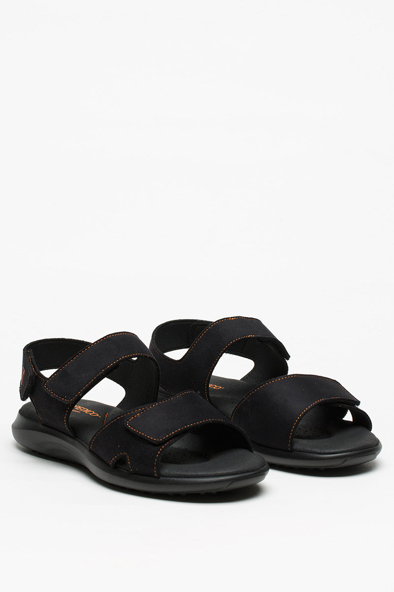Corbett - Adjustable Lytech Walking Sandal - Black