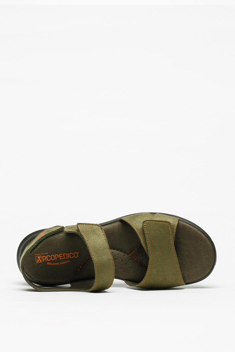 Corbett - Adjustable Lytech Walking Sandal - Olive