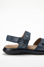 Corbett Palm - Printed Lytech Walking Sandal - Cobalt