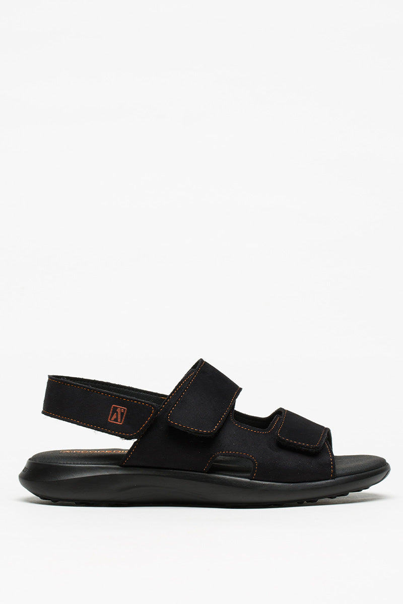 Sumava - Adjustable Lytech Walking Sandal - Black