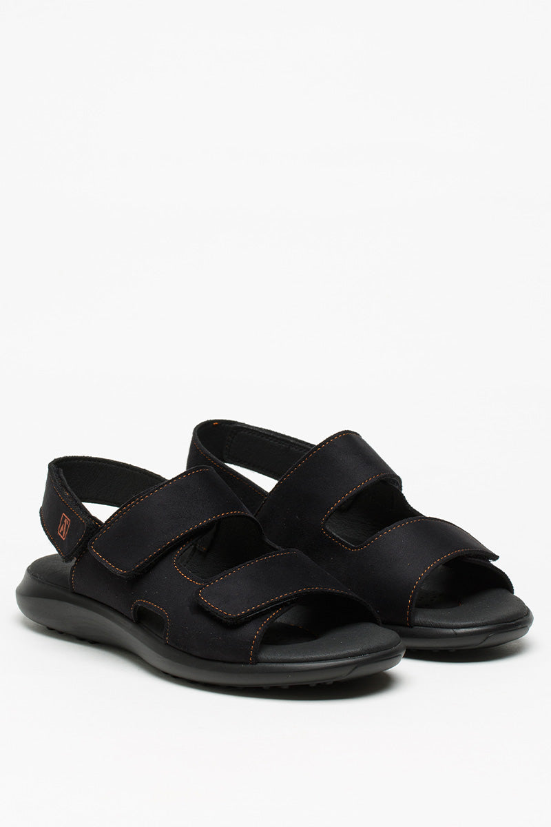 Sumava - Adjustable Lytech Walking Sandal - Black