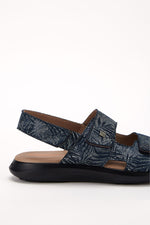 Sumava Palm - Printed Lytech Walking Sandal - Cobalt