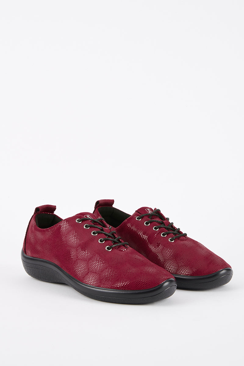 Lanin Stardust - Printed Lytech Lace-Up Sneaker - Red