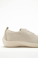 Lanin Seashell - Printed Lytech Lace-Up Sneaker - Sahara