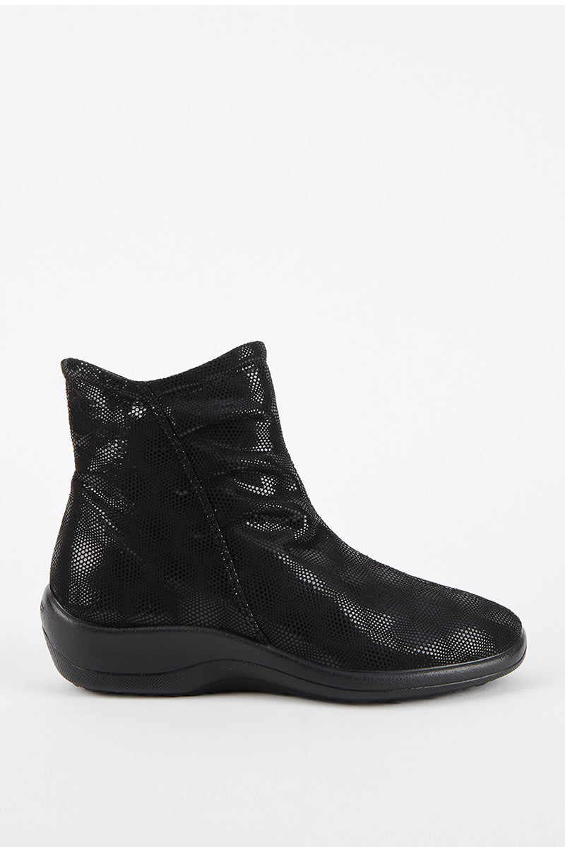 Paluma Stardust - Printed Lytech Scrunch Bootie - Black