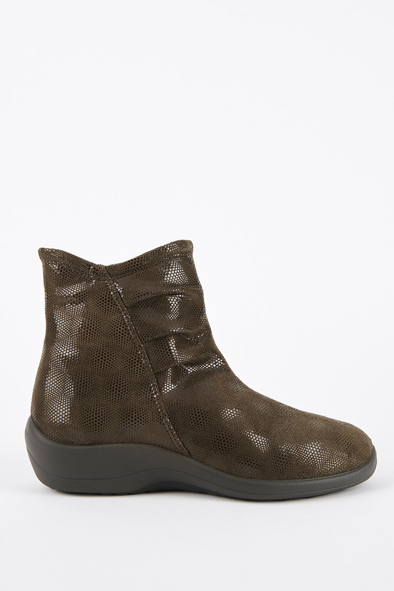 Paluma Stardust - Printed Lytech Scrunch Bootie - Olive
