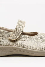 Estrela Palm - Printed Lytech Mary Jane - Taupe