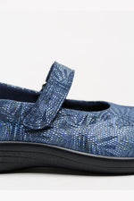 Estrela Palm - Printed Lytech Mary Jane - Blue