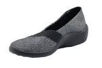 Acadia Seashell - Printed Lytech Slip-On - Black
