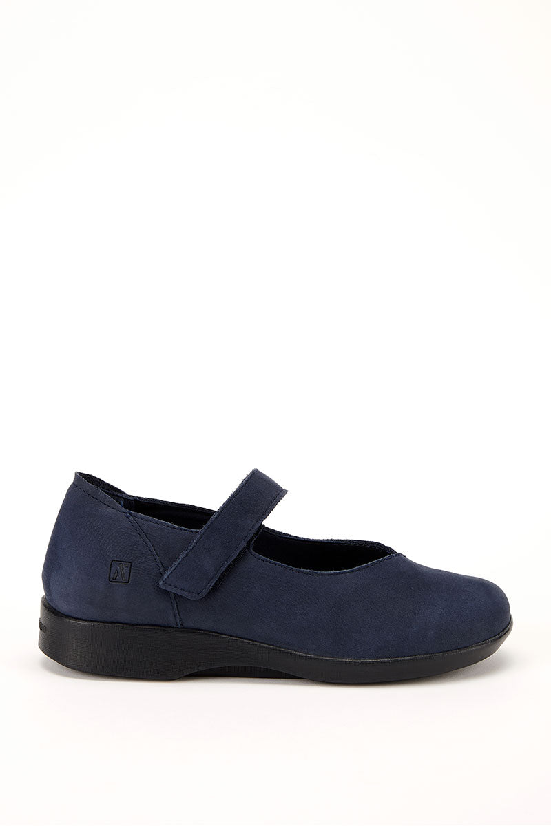 Pico - Adjustable Nubuck Mary Jane - Blue