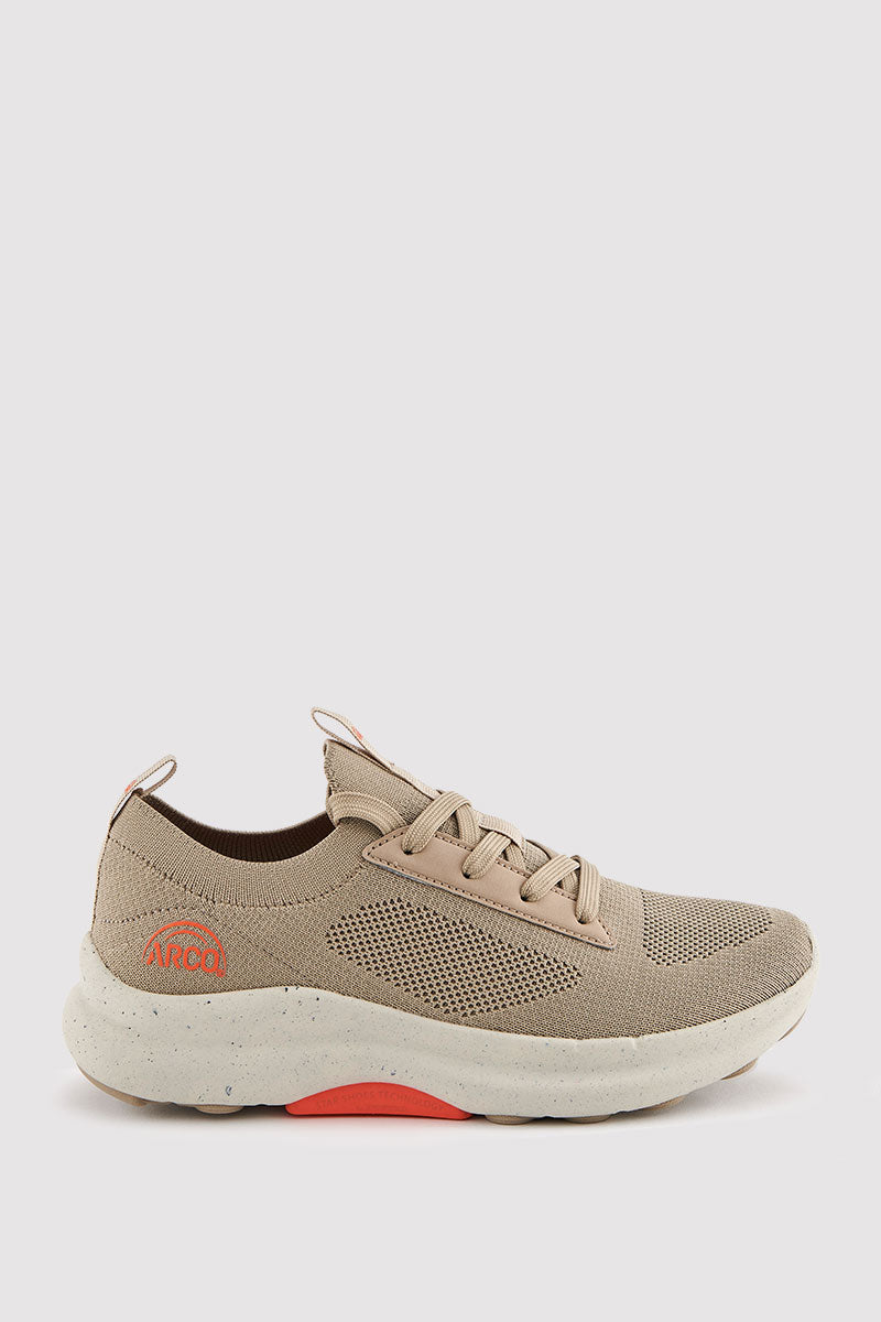 ARCO 2 - Unisex Lace-Up Performance Sneaker - Taupe