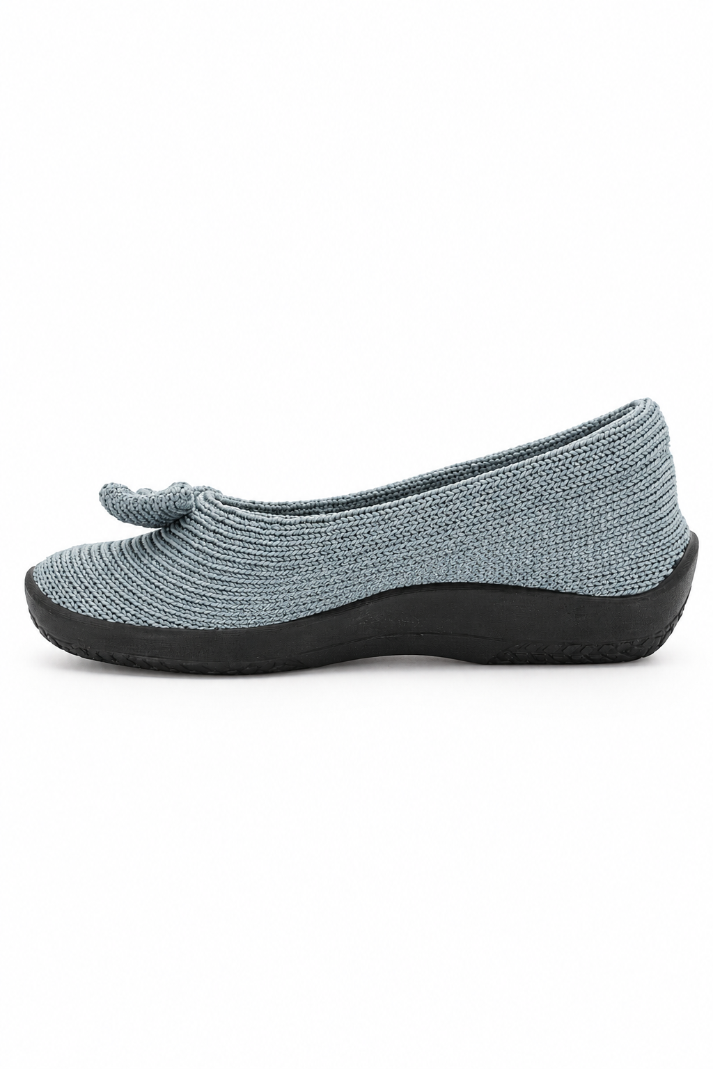 Lyla Sport - Knit Bow-Detail Flat - Titanium