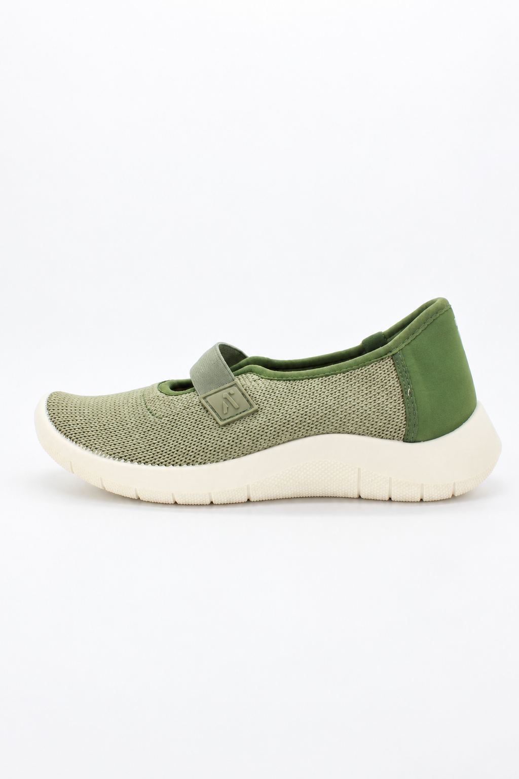 Cibele - Recycled Knit Mary Jane - Green Earth