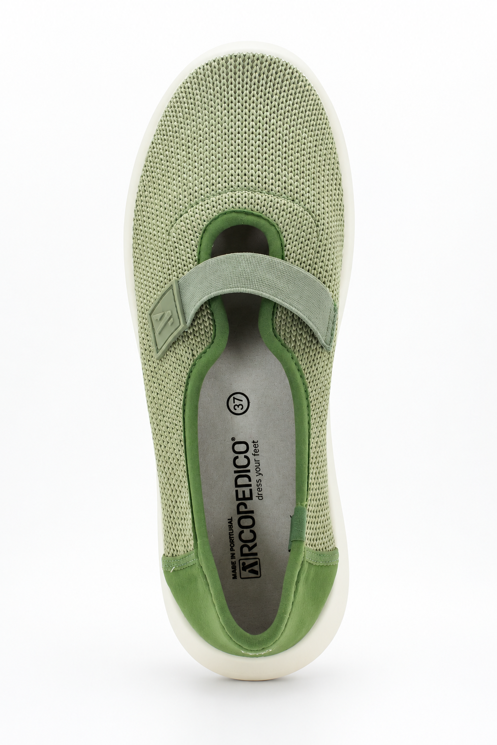 Cibele - Recycled Knit Mary Jane - Green Earth