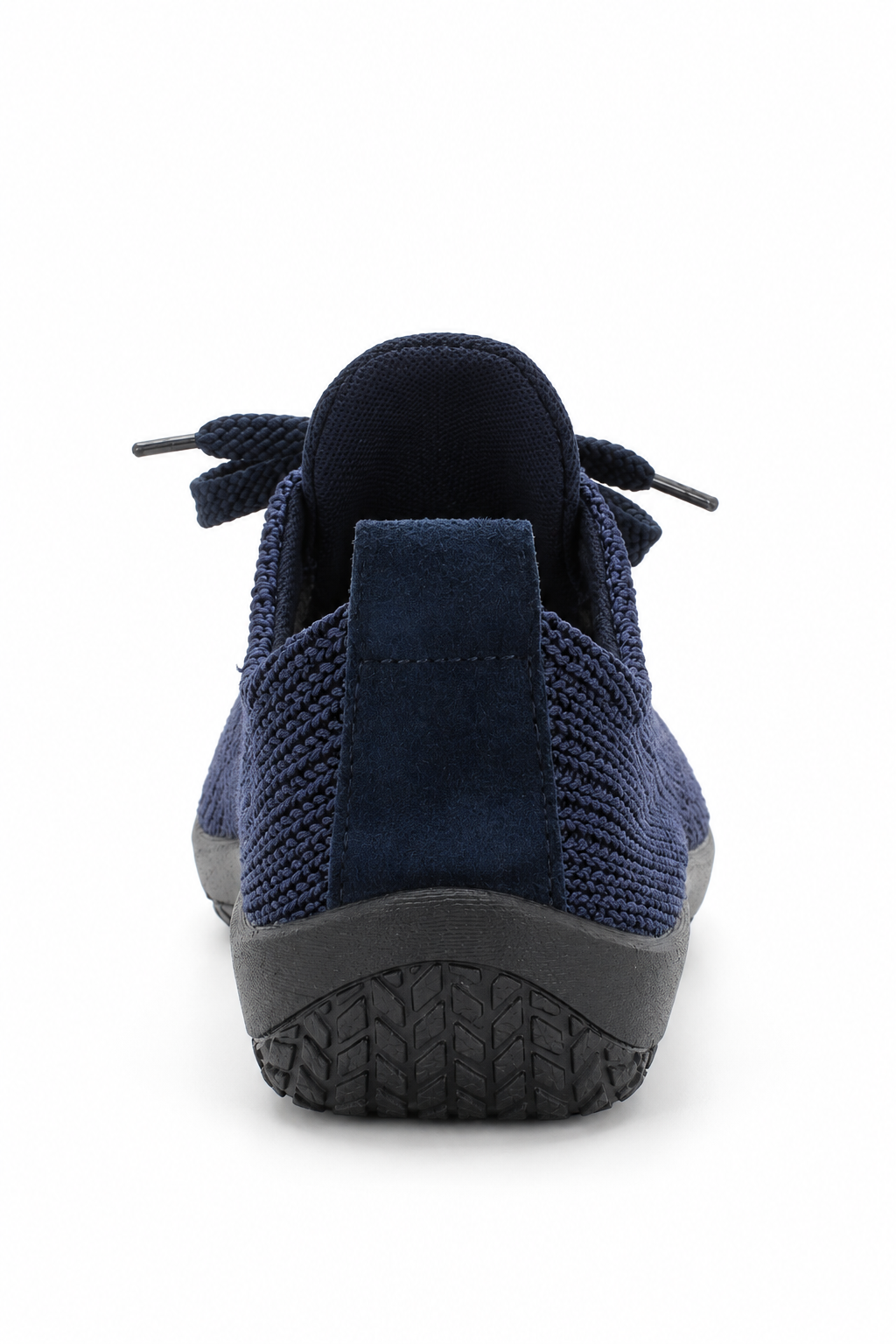 LS - Knit Lace-Up Sneaker - Navy