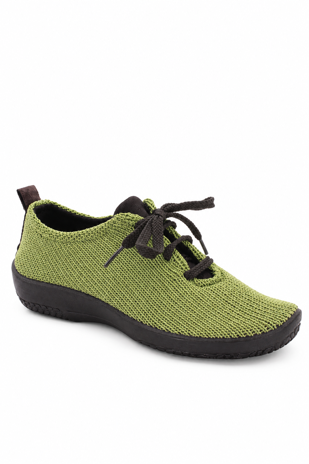 LS - Knit Lace-Up Sneaker - Olive