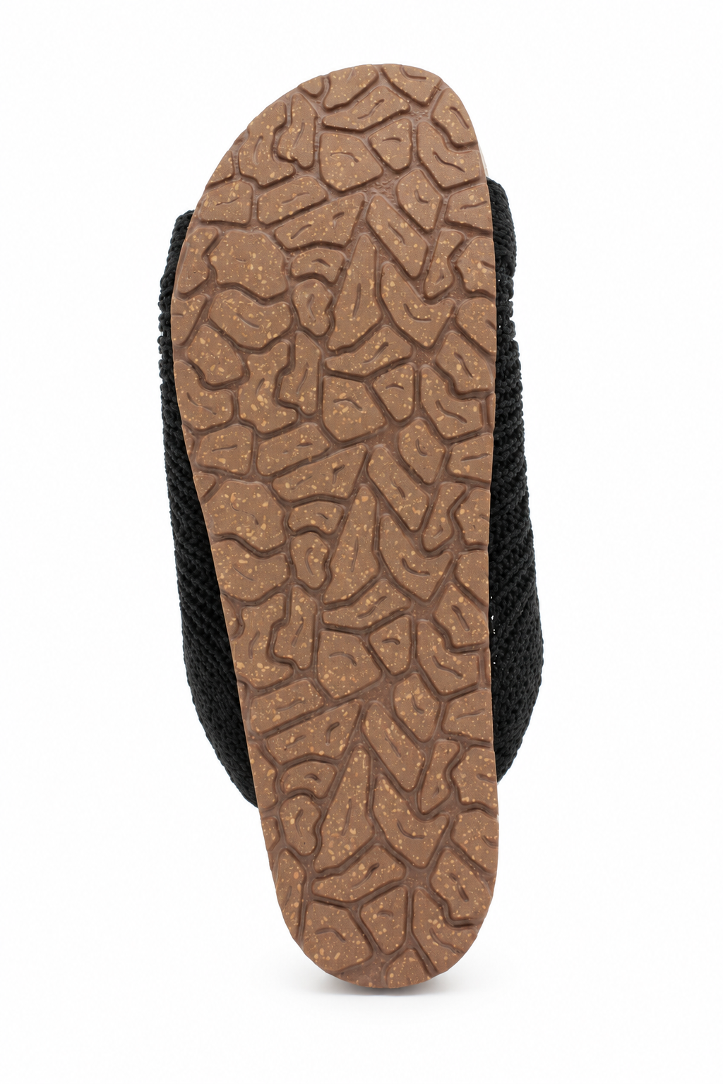 Manas - Knit Cork Sandal - Black