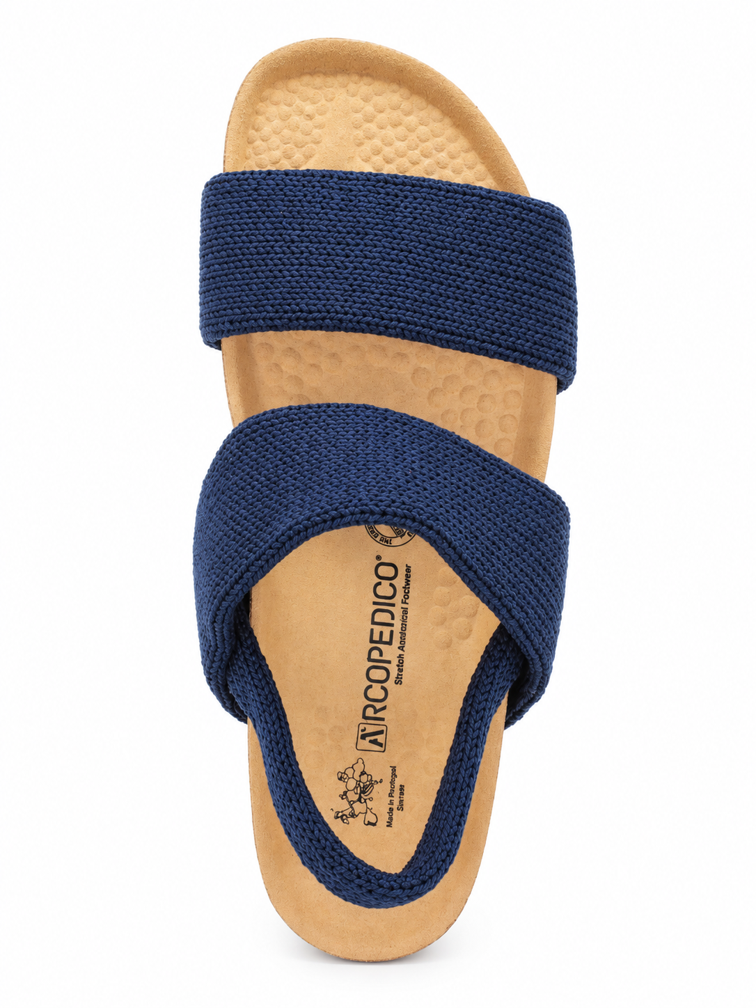 Murray - Knit Cork Sandal - Navy