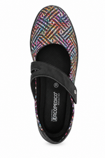 Cosmo Kokoa - Lytech Asymmetric Strap Mary Jane - Black