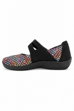 Cosmo Kokoa - Lytech Asymmetric Strap Mary Jane - Black