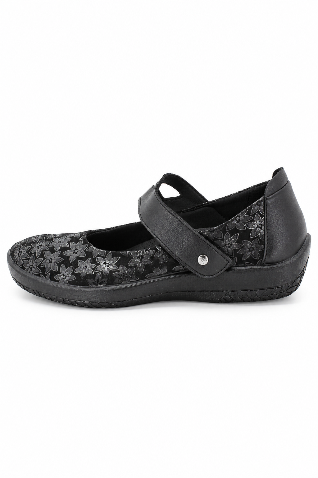 Cosmo Agatha - Lytech Asymmetric Strap Mary Jane - Black