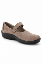 L18 - Lytech Quilted Mary Jane - Olive Suede