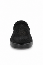 Light - Knit Open-Back Mule - Black